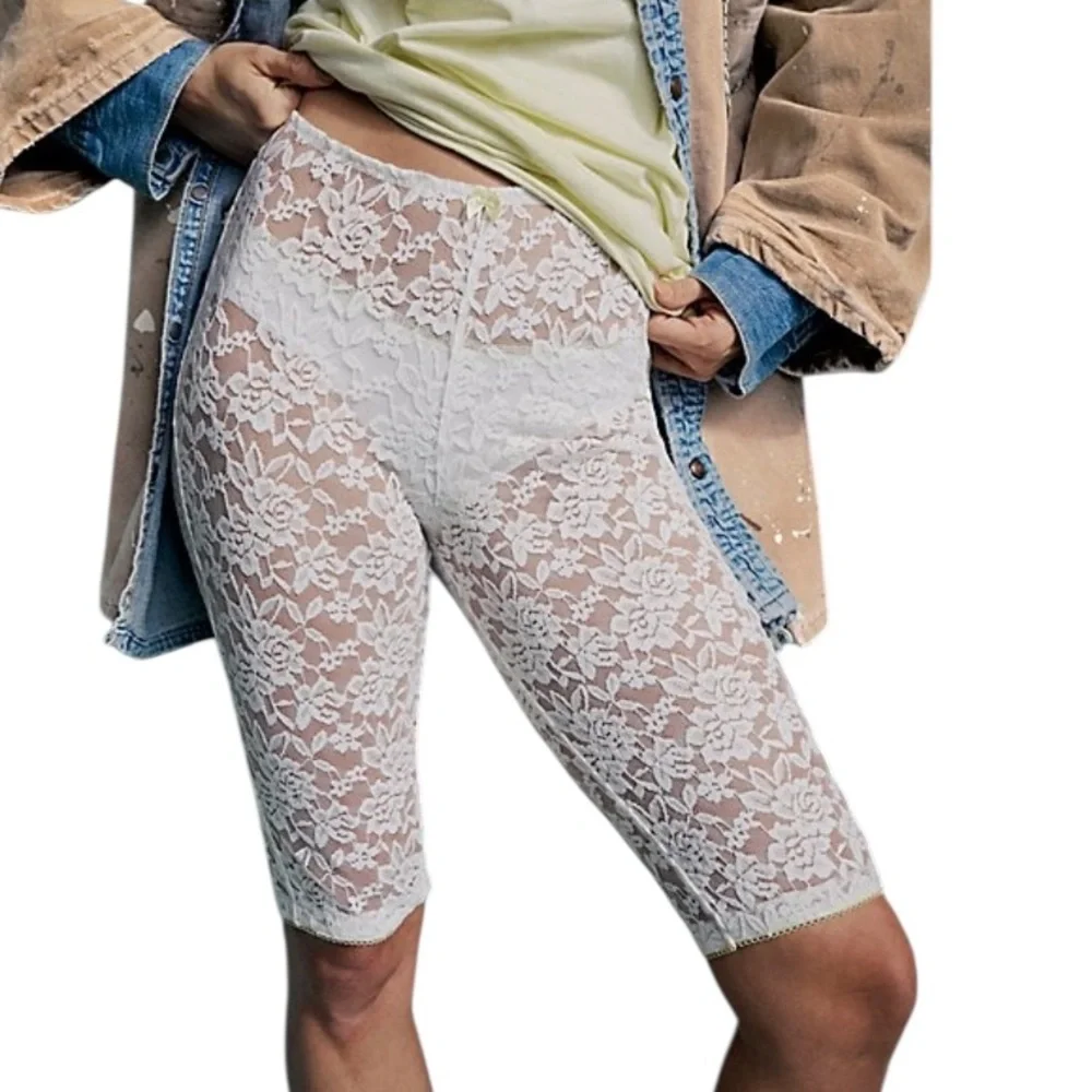 Free People All Day Women's Wear Lace Caprice in brown ,Large - Picture 4 of 7